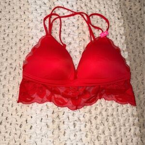 Pink by Victorias secret bralette small